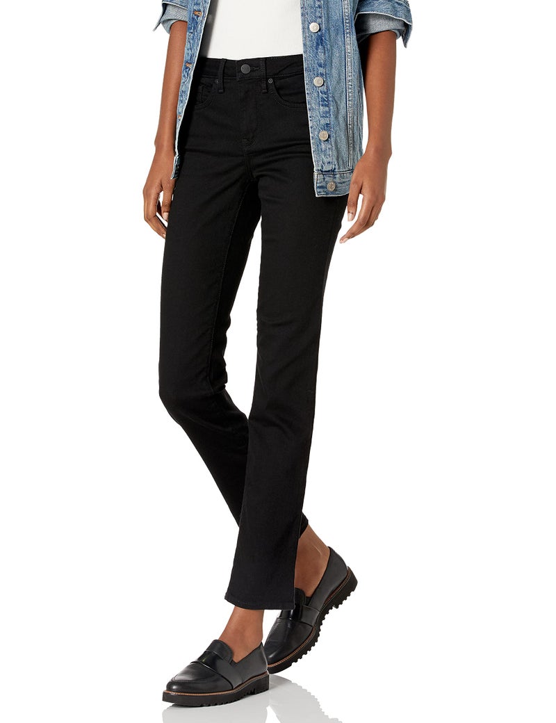 NYDJ womens Sheri Slim jeans, Black Deux, 14 US - Image 1